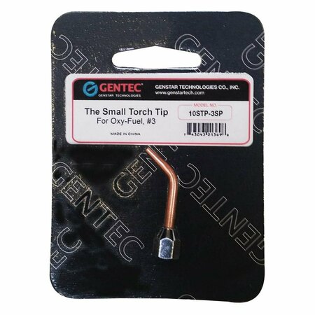 GENTEC THE SMALL TORCH OXY-FUEL TIPS, Oxy-Fuel Tip#3, Small Torch 10STP-3SP